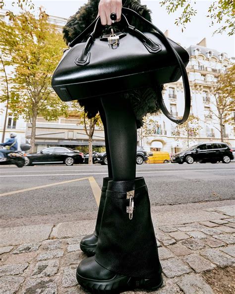 givenchy boots fur|givenchy shark boots shopping.